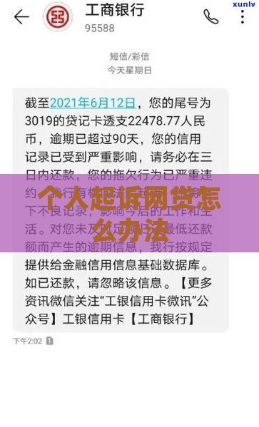 个人起诉网贷怎么办法