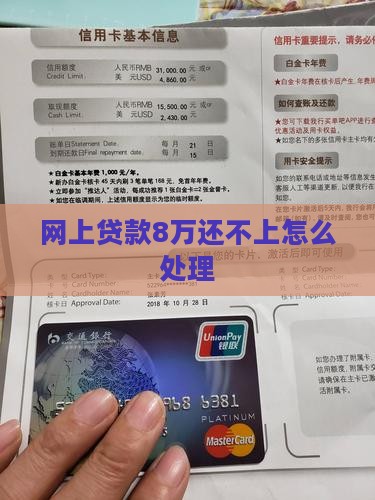 网上贷款8万还不上怎么处理