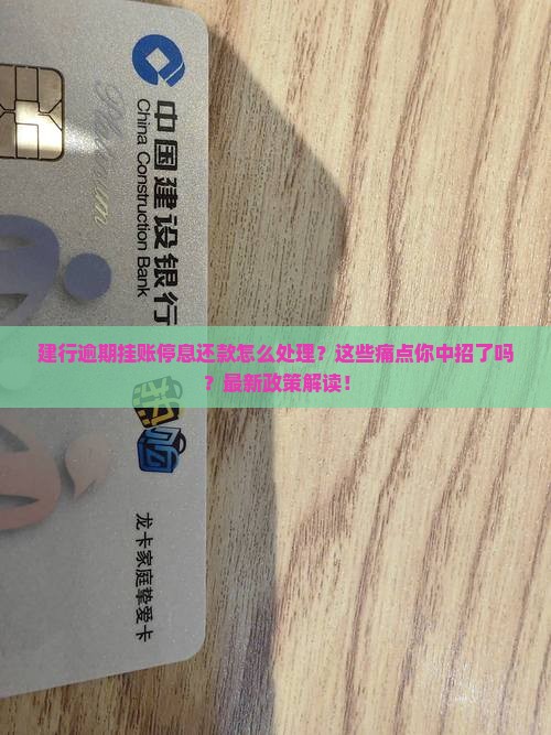 建行逾期挂账停息还款怎么处理