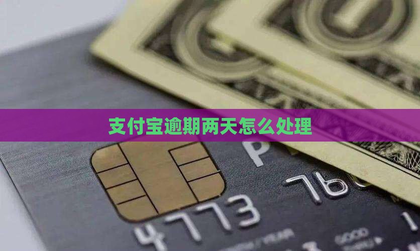 支付宝分期逾期两天怎么办处理