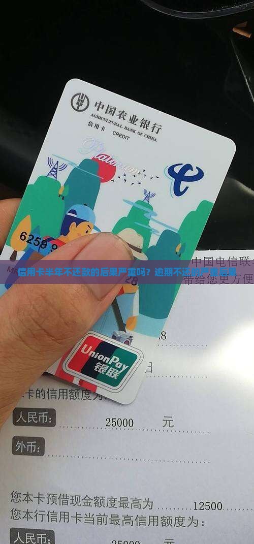信用卡半年不还款的后果严重吗