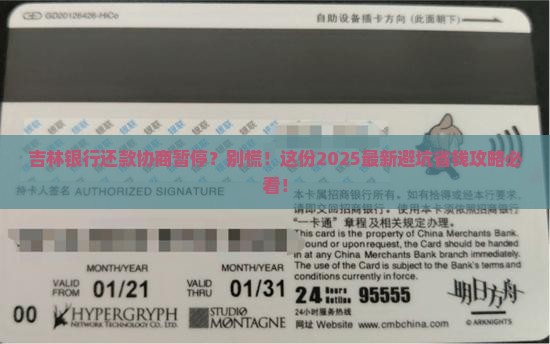 吉林银行暂停还款法务协商流程说明