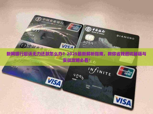新网银行起诉无力还款应该怎么办