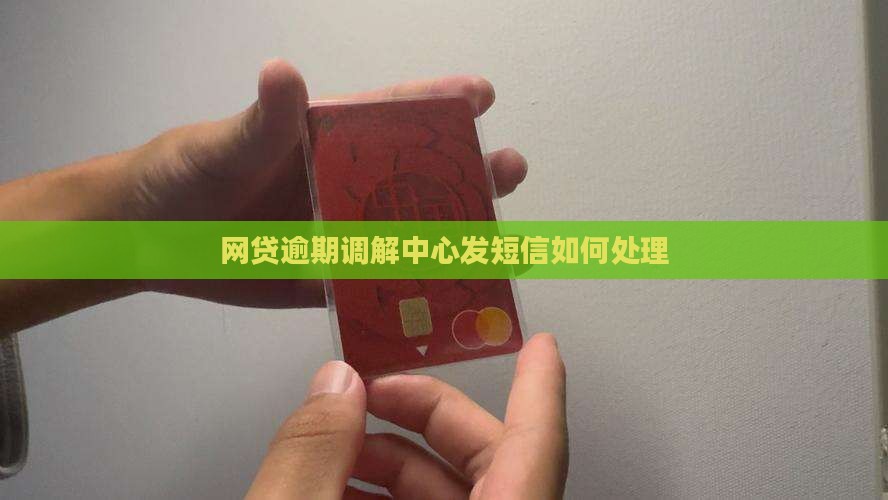 网贷逾期调解中心发短信如何处理