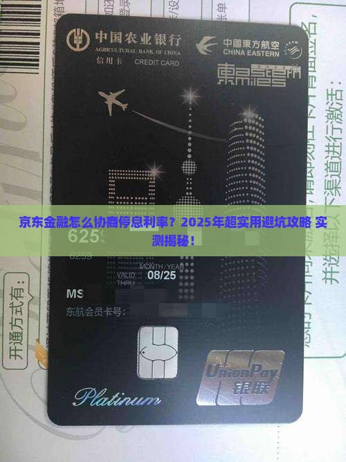京东金融怎么协商停息利率