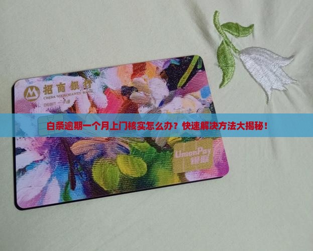 白条逾期一个月上门核实怎么办