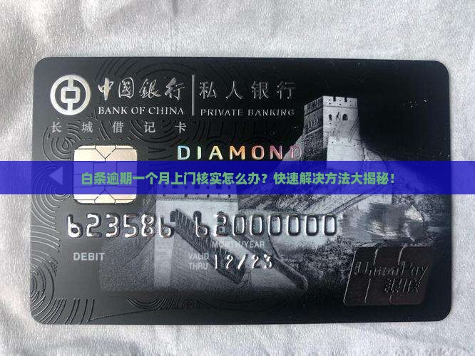 白条逾期一个月上门核实怎么办