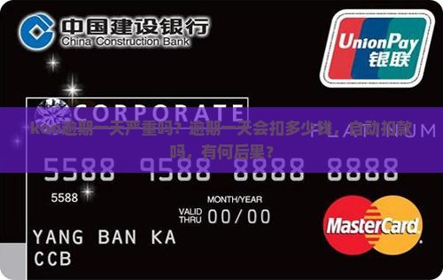koo逾期一天严重吗