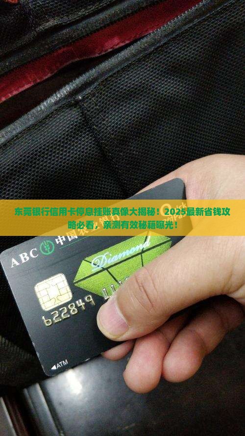 东莞银行信用卡怎么停息挂账需要哪些步骤