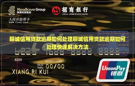聊城信用贷款逾期如何处理