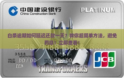 白条逾期如何延迟还款一天