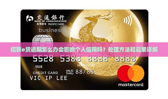 招联e贷逾期怎么办会影响个人信用吗