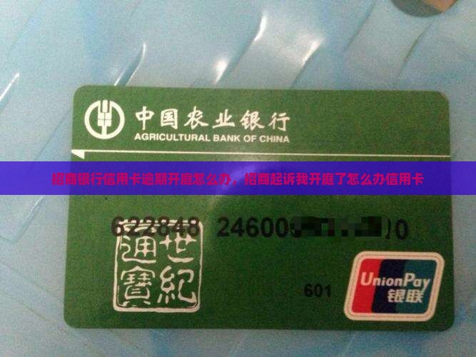 招商银行信用卡逾期开庭怎么办