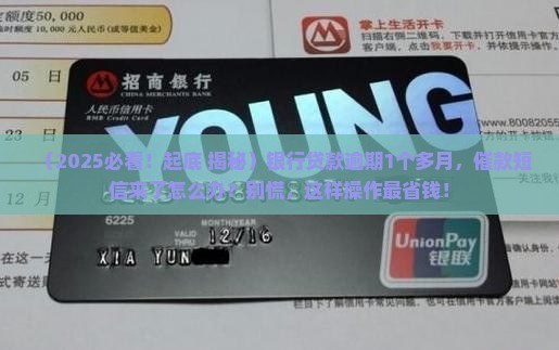 银行贷款逾期一个多月的催款短信