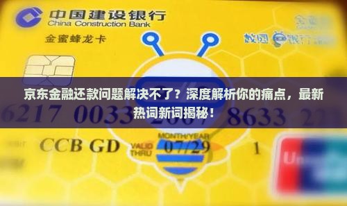 京东金融还款问题解决方法大全