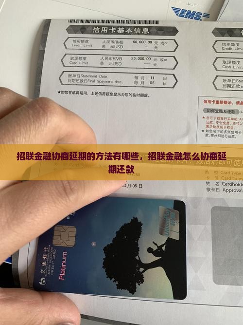 招联金融协商延期的方法有哪些