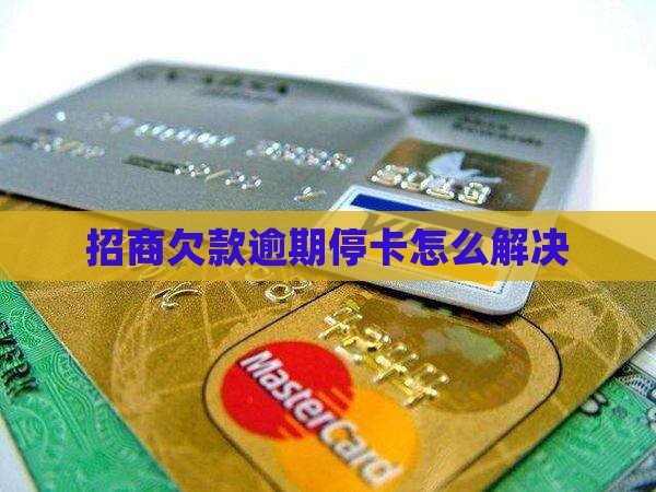 招商欠款逾期停卡怎么解决