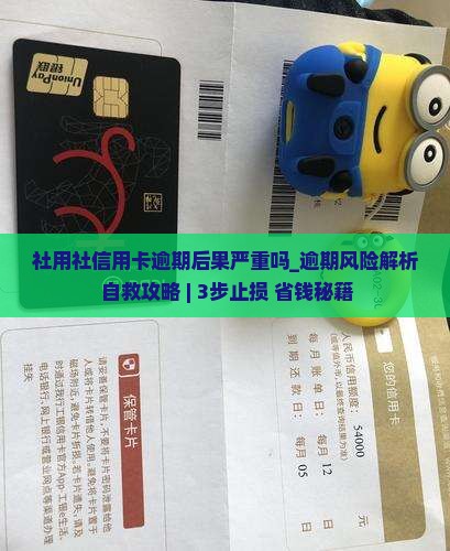 社用社信用卡逾期后果严重吗