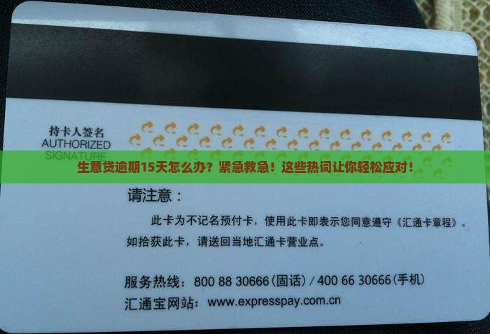生意贷逾期15天