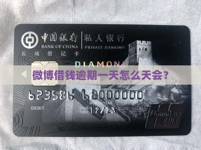 微博借钱逾期一天会怎样