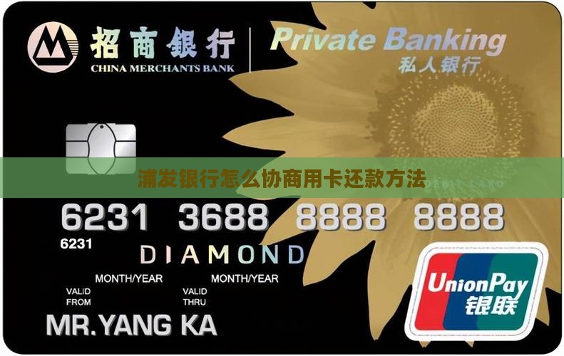 欠款协商浦发银行还款方法