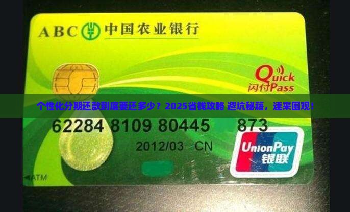 个性化分期还款需要还多少钱 个性化分期还款需要还多少钱