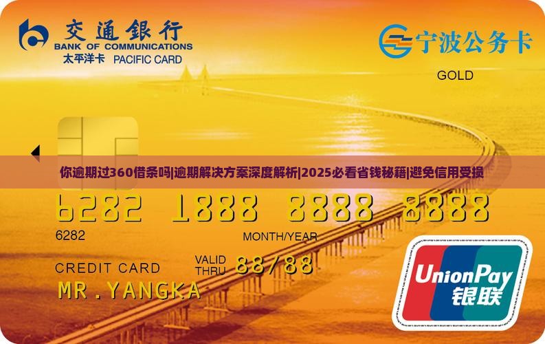 你逾期过360借条吗如何解决