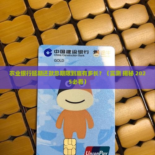 农业银行延期还款总期限是多少