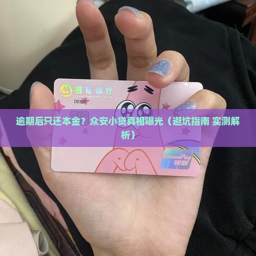 众安小贷逾期后怎么只还本金