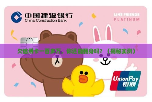 个人欠信用卡一百多万