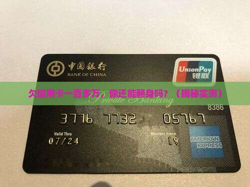 个人欠信用卡一百多万