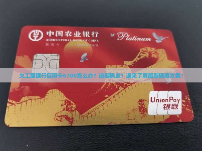 欠工商银行信用卡6700怎么办理
