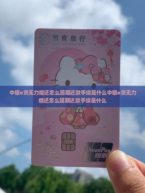 中银e贷无力偿还怎么延期还款手续是什么