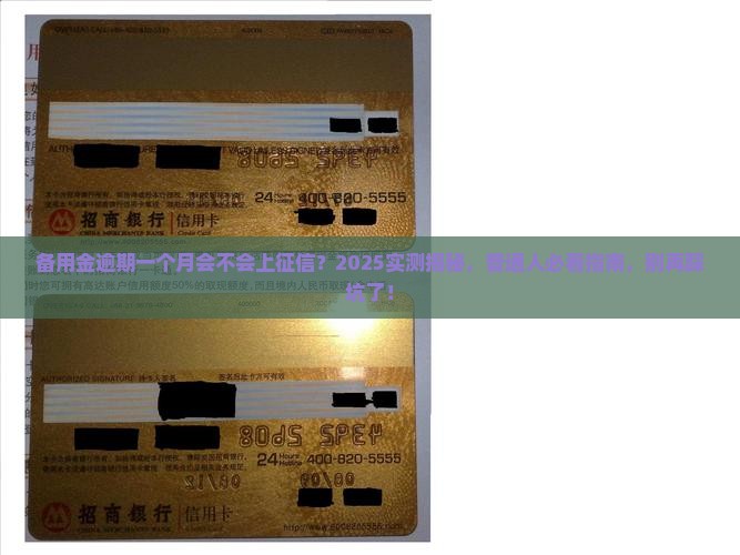 备用金逾期一个月会不会上征信
