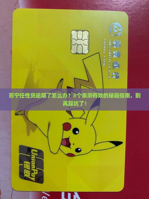 苏宁任性贷逾期后如何处理