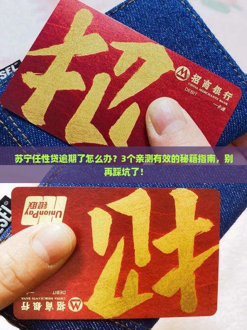 苏宁任性贷逾期后如何处理
