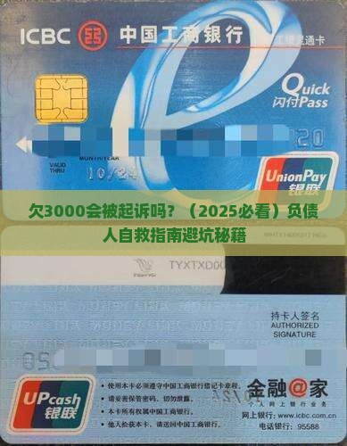 放心借欠3000不会被起诉吗