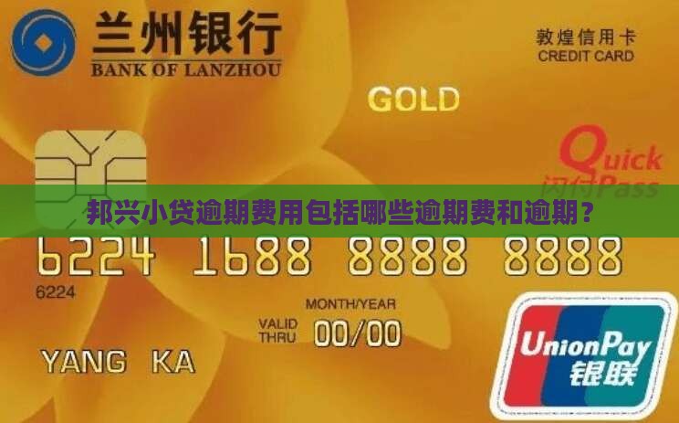 邦兴小贷逾期费用包括哪些
