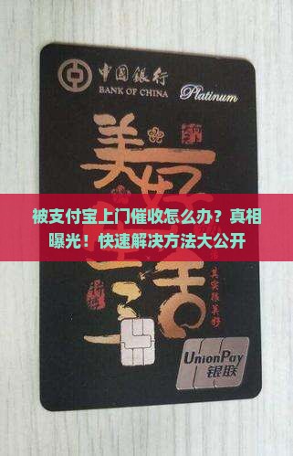 被支付宝上门催收怎么办