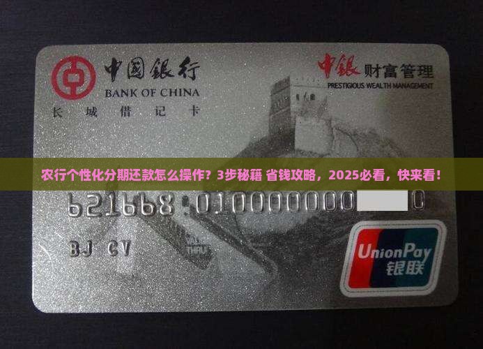 农行怎么协商个性化分期还款