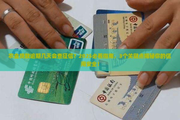 农金贷款逾期多久会影响个人征信记录