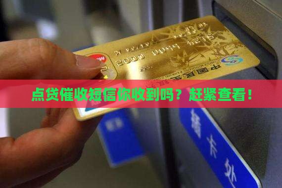 点贷催收短信