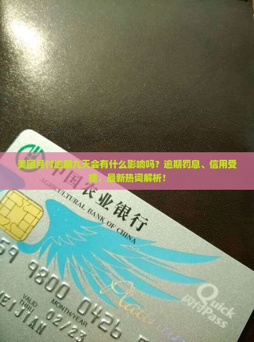 美团月付逾期九天会有什么影响吗