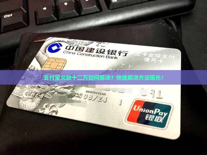 支付宝欠款十二万如何解决
