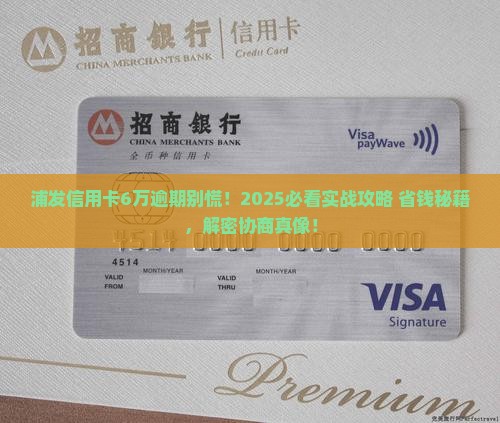 浦发信用卡6万逾期协商