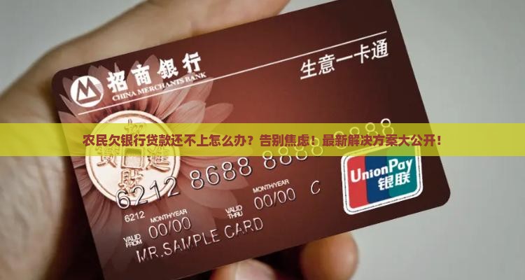 农民欠银行贷款还不上怎么处理