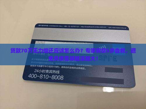 贷款70万无力偿还应该怎么办