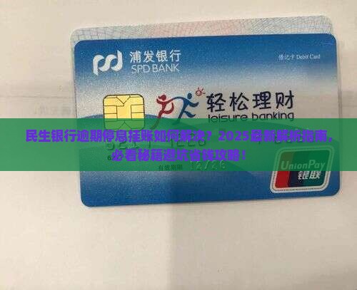 民生银行逾期停息挂账解决方法