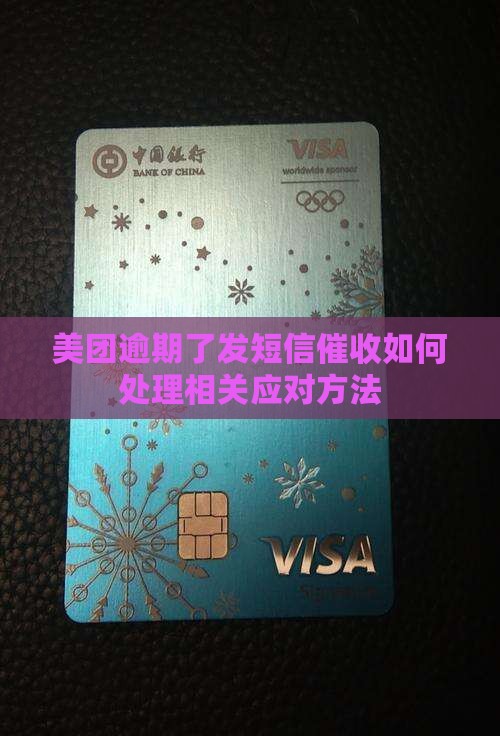 美团逾期了发短信催收如何处理
