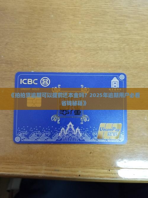 拍拍贷逾期可以提前还本金吗